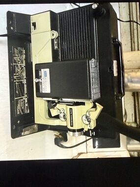 Sears Portable DVD/Projector Unit in Black and Cream